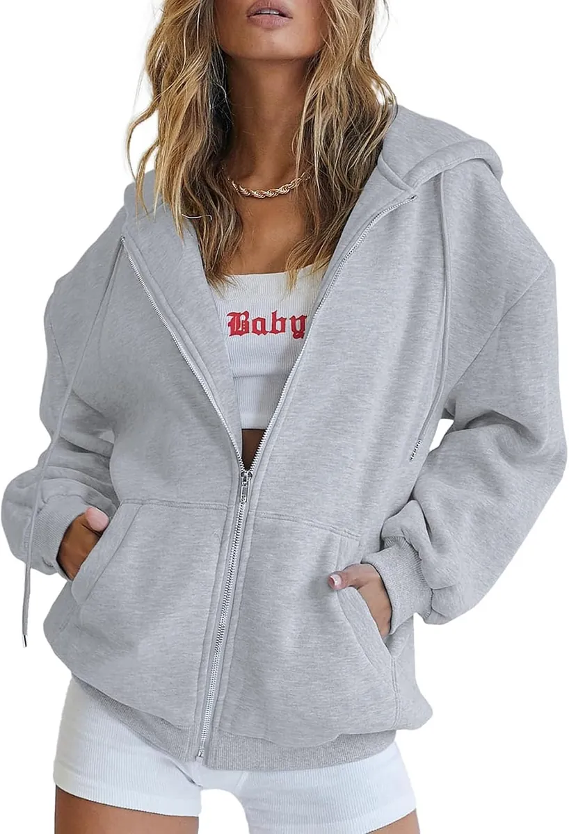 PRETTYGARDEN Full-Zip Hoodie