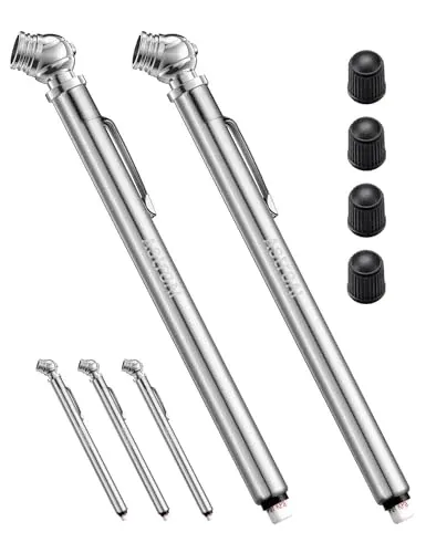 AstroAI 75PSI Air Pencil Tire Pressure Gauge 2-Pack