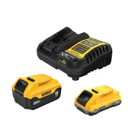 DeWALT 20V MAX Battery Starter Kit w/ 5.0Ah + 4.0Ah + Charger