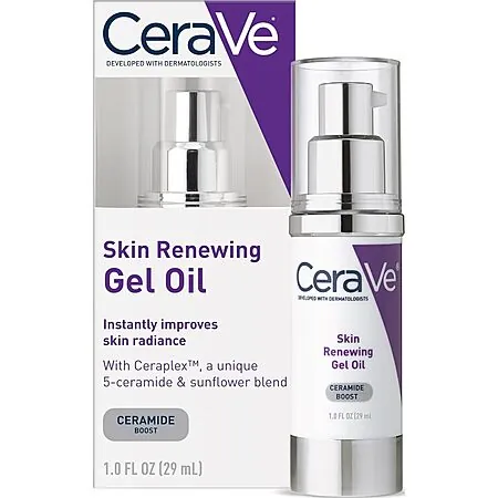 1-Oz CeraVe Skin Renewing Gel Oil Hyaluronic Acid Face Serum
