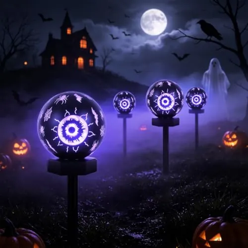 Figbush Solar Halloween Lights