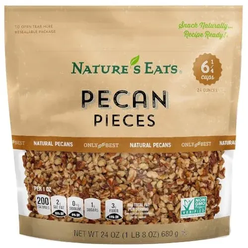 Nature's Eats Pecan Pieces 24-Oz