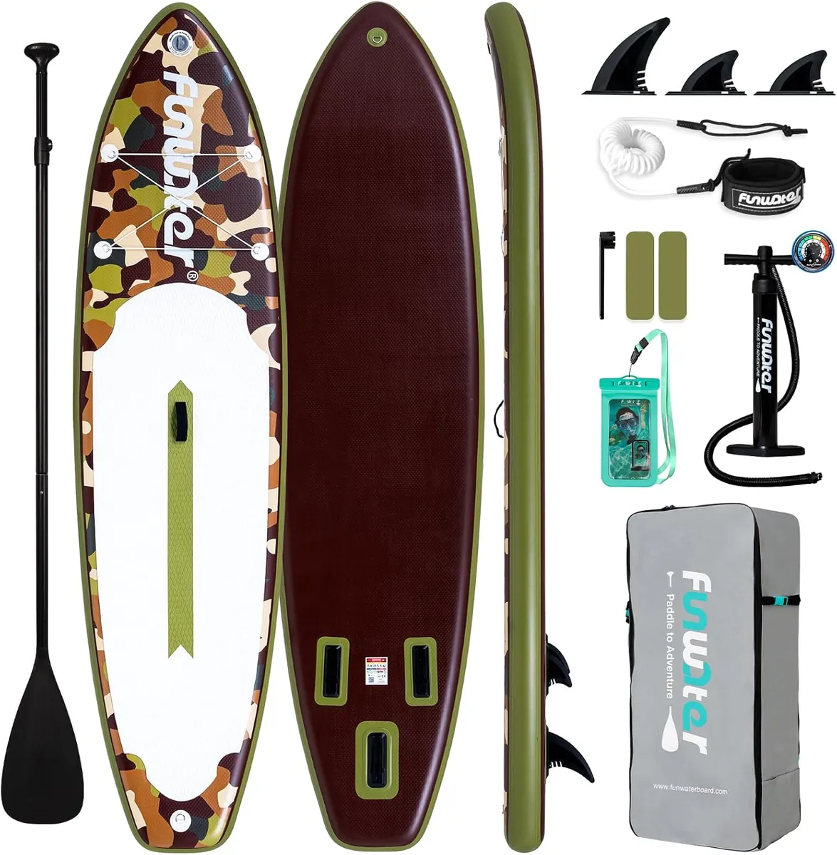 FunWater Inflatable Paddle Board Set