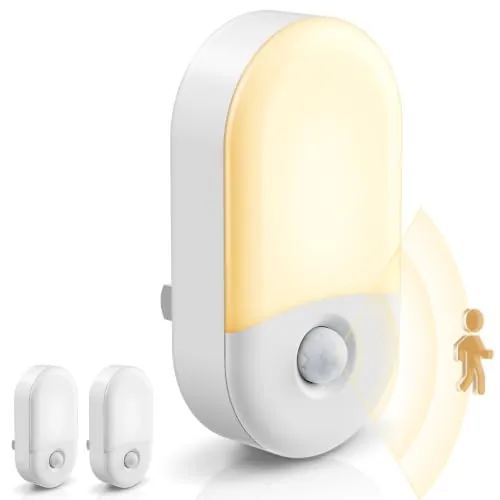 L LOHAS LED 30/60-Lumen Plug-In Motion Sensor Night Lights 2-Count