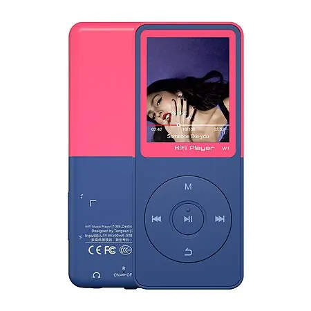 CONODO 32GB Bluetooth 5.3 MP3 Player w/ 1.8" Screen, FM Radio