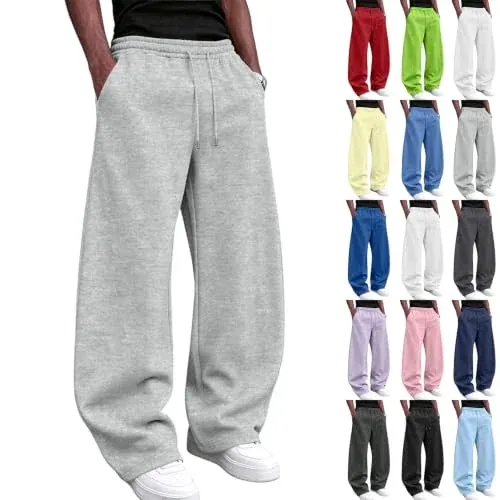 Men's Wide Leg Baggy Sweatpants Joggers