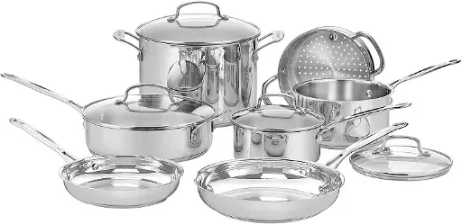 Cuisinart Chef's Classic 11-Piece Stainless Steel Cookware Set