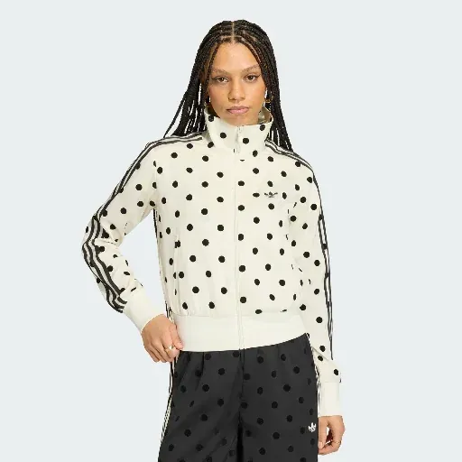 Adidas Women's SATIN POLKA DOTS TT Track Top