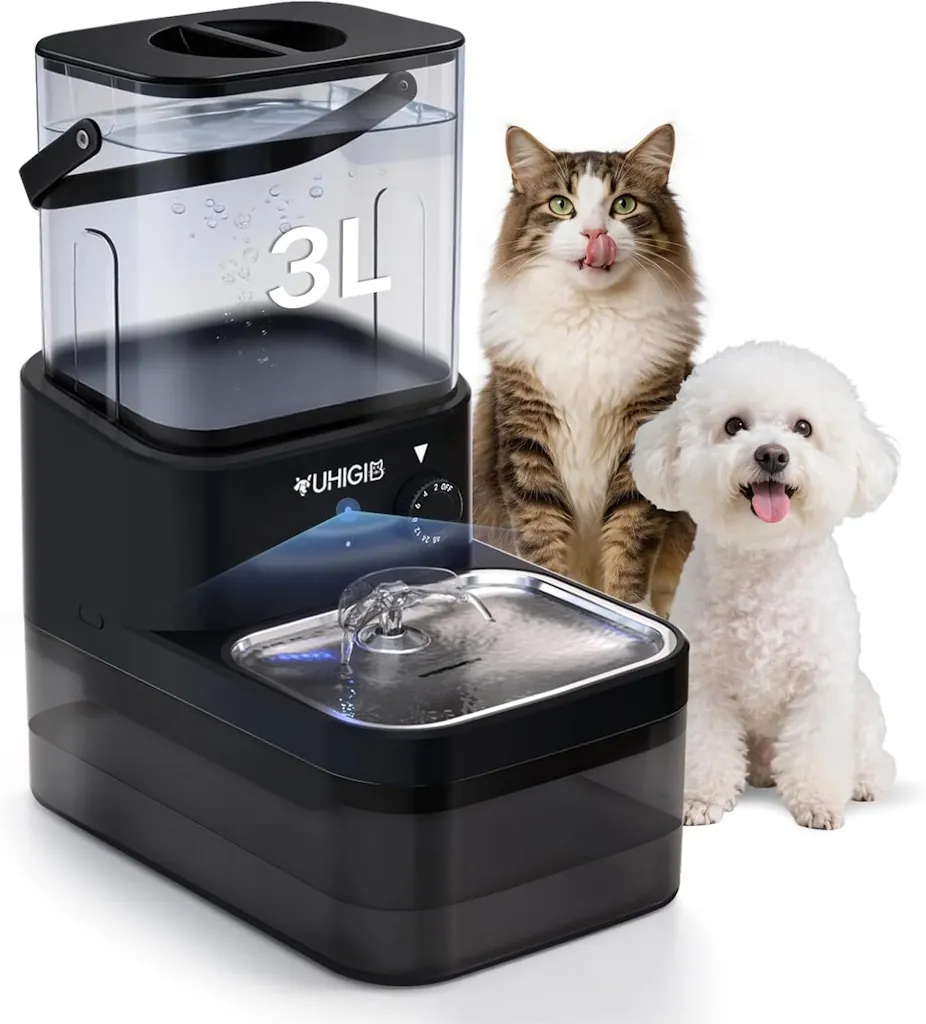 3-Liter Filterless Cat Water Fountain