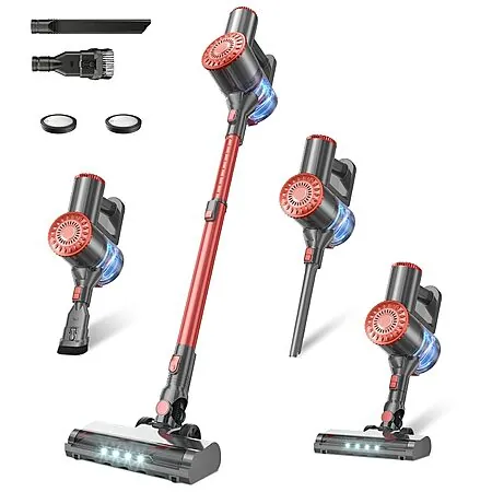 Tipdiy U9 Cordless 45KPA Vacuum Cleaner (Bright Red)