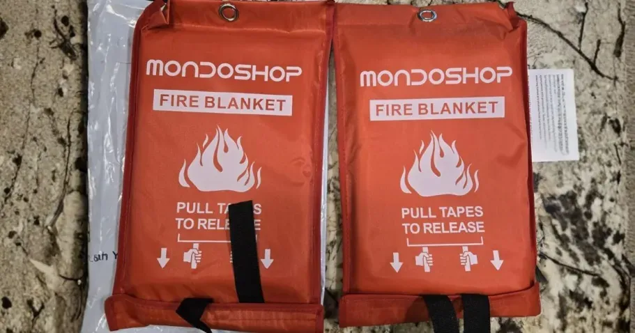 Emergency Fire Blanket 2-Pack