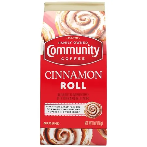 Community Coffee Cinnamon Roll Coffee 11oz