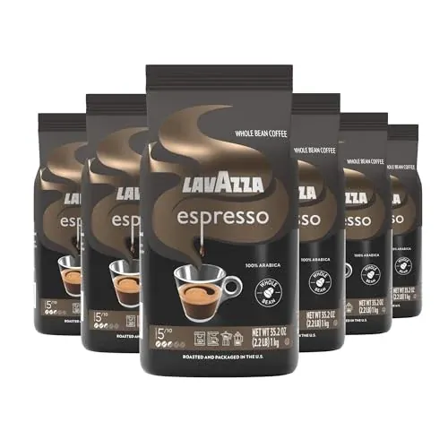 6-Pack 35.2-Oz Lavazza Whole Bean Coffee (Espresso)