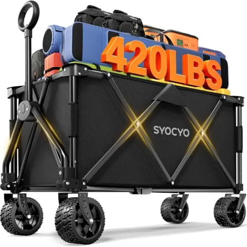 Beach Wagon 420LBS Heavy Duty Foldable