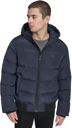 (OOS) Tommy Hilfiger Men's Ribstop Hooded Snorkel Jacket