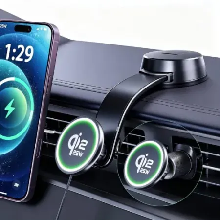 TUORL Qi2.2 25W MagSafe Wireless Car Charger Mount