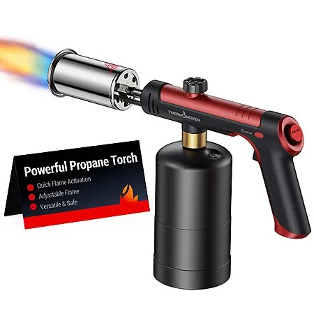ThermoMaven One-Tap Max Fire Propane Torch (Red)