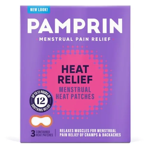 Pamprin Heat Relief Menstrual Patches 3-Count