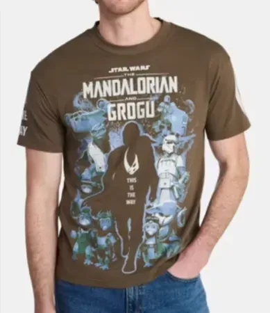 Star Wars The Mandalorian Men's Mando Poster Graphic Tee