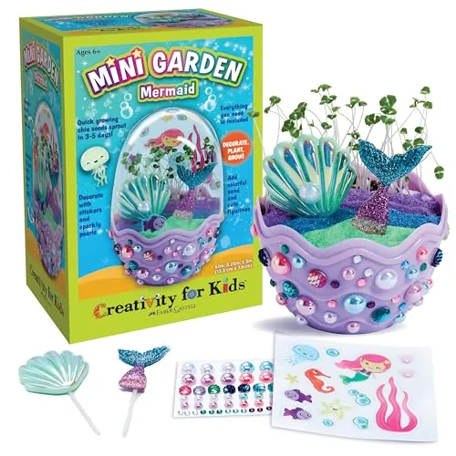 Creativity for Kids Mini Garden Terrarium – Mermaid
