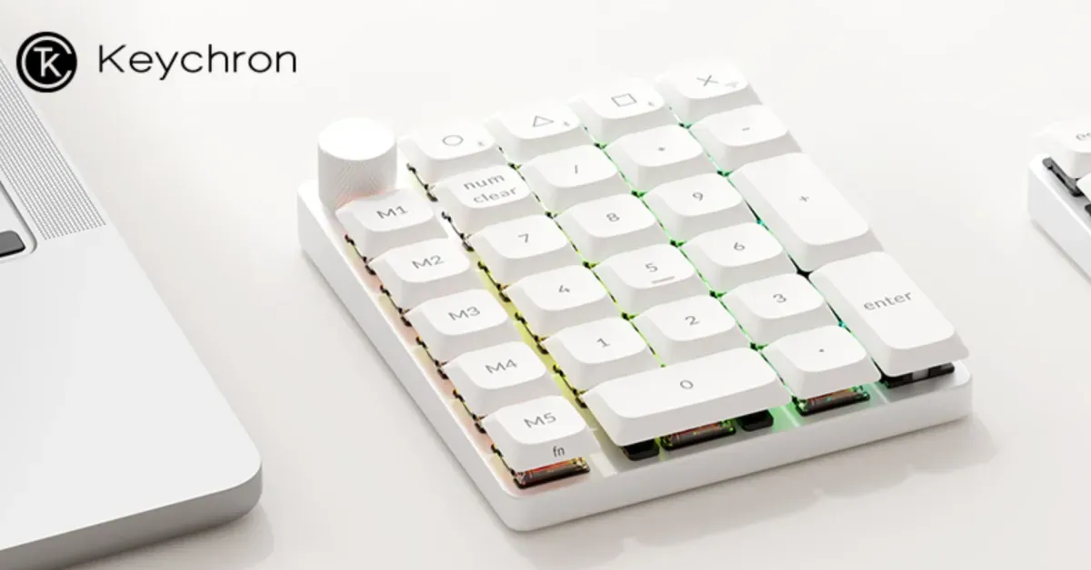 Give your compact keyboard a proper numpad with Keychron’s sleek K0 Max