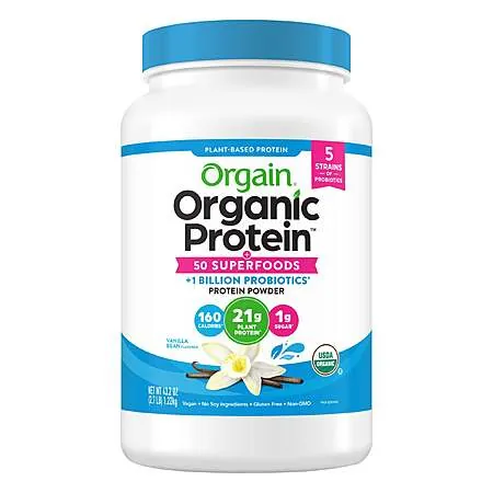 Costco Members: 2.7 Lbs. Orgain Organic Protein Powder (Vanilla or Chocolate)