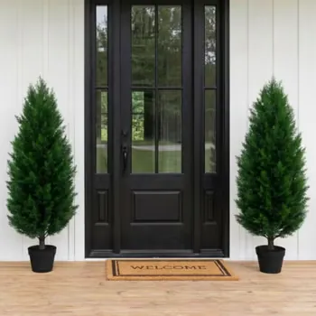 Faux 4′ Cedar Tree 2-Pack