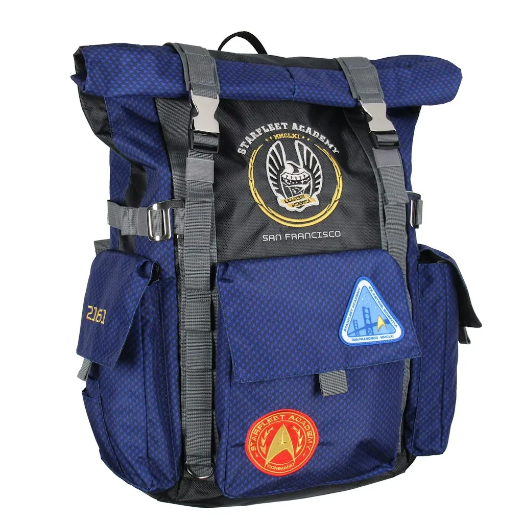 Star Trek Starfleet Academy Roll Top Backpack