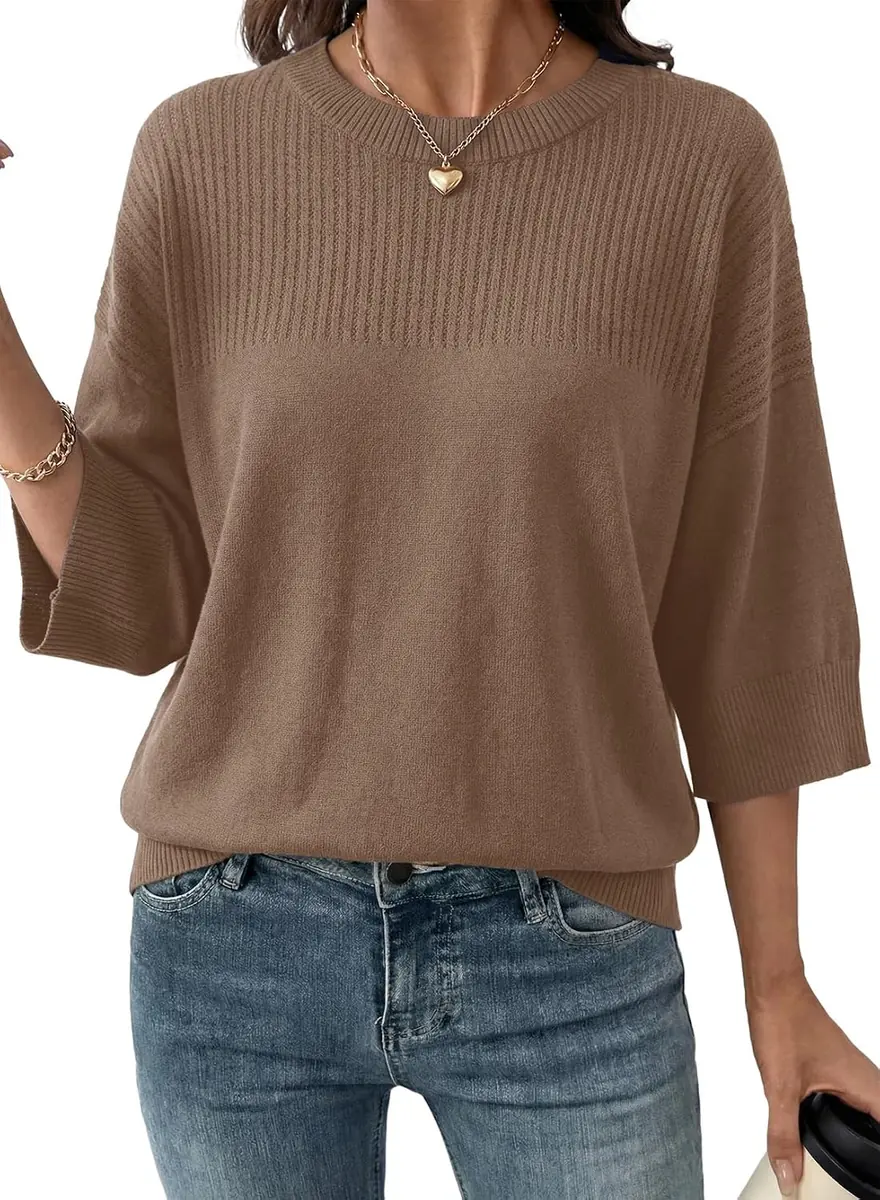 Dokotoo Women’s Half Sleeve Sweater