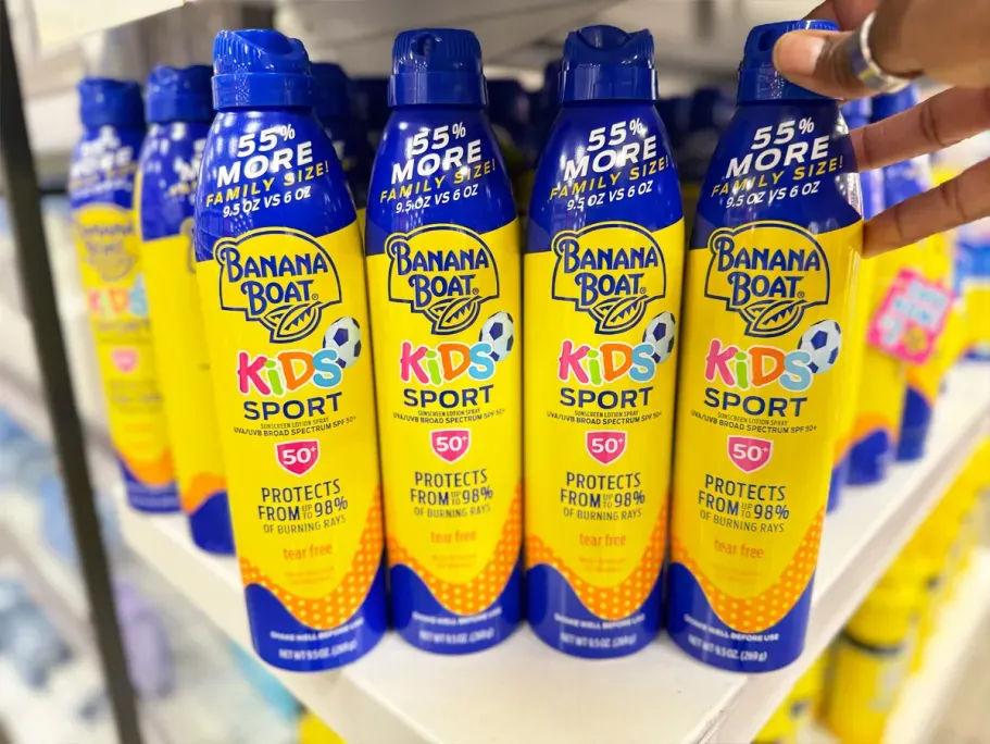 Banana Boat Sport Kids Sunscreen Spray SPF 50 9.5oz