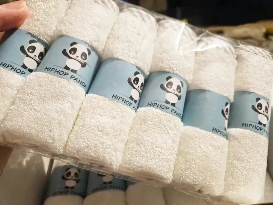 Hiphop Panda Baby Washcloths 6-Pack