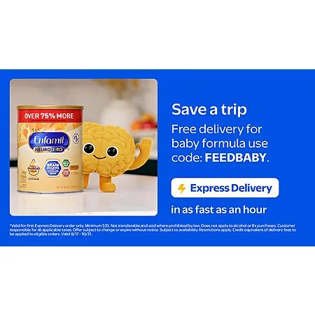 Walmart Save A Trip: Free Express Delivery on Baby Formula Product (First Order)