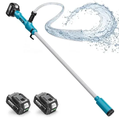 SEESII Cordless Stick Water & Diesel Transfer Pump w/ 2.2" Slim Head, 720GPH & 16' Lift