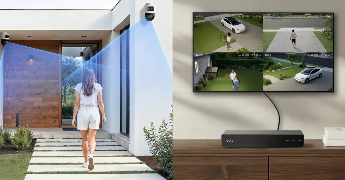 Anker’s eufy S4 Max 4K Bullet-PTZ camera 4-pack + 2TB hub with auto-tracking