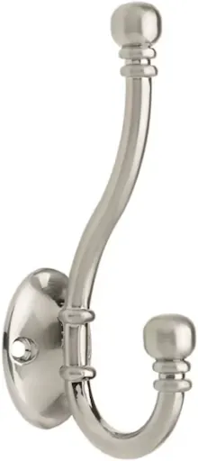 Allen + Roth Decorative Wall Hooks Satin Nickel