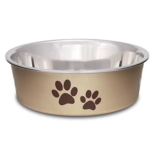 Loving Pets Bella Stainless Steel Pet Bowl – Small