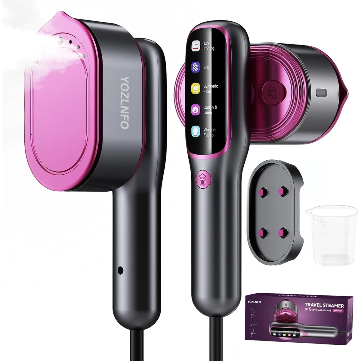 Travel Handheld Iron Steamer for Clothes by Yozlnfo