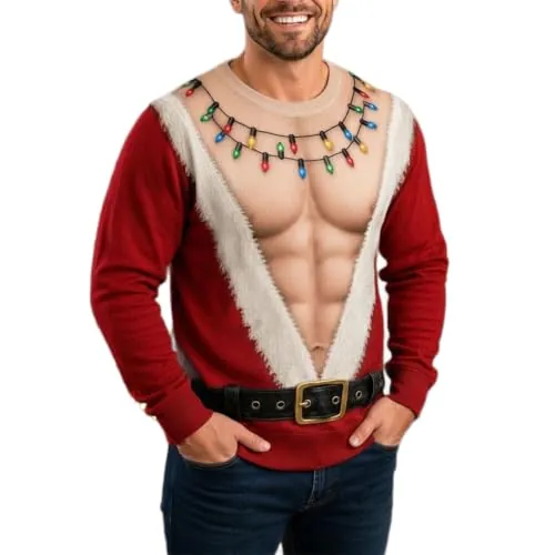 3D Santa Christmas Shirts