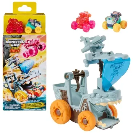 Monster Jam Mini Jams Megalodon Barnacle Blaster Monster Truck Playset
