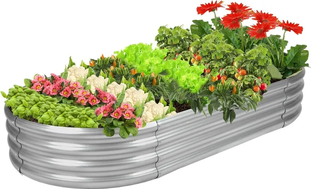 5-Foot Galvanized Planter Box