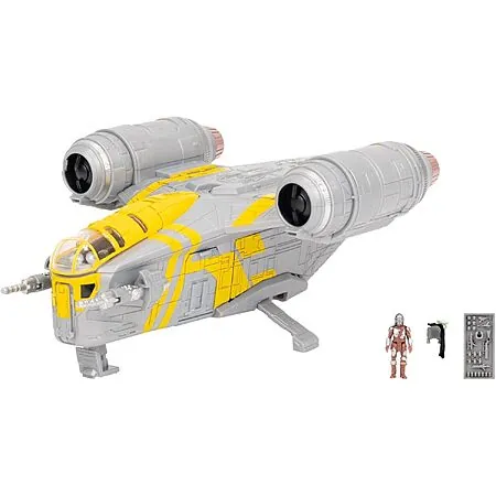 Star Wars Micro Galaxy Squadron Razor Crest (7" Vehicle w/ 1" Micro Figure)