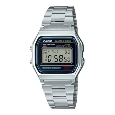 Casio A158WA Stainless Steel Men's Watch