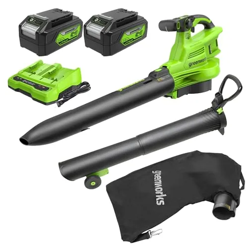 Greenworks 48V 3-in-1 Brushless Leaf Blower/Vacuum/Mulcher