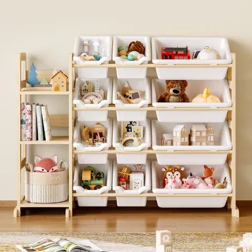 Ophelia & Co. Kids Toy Organizer & Storage Bookshelf 31" x 42"