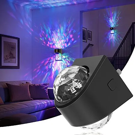 JandCase Plug-In Galaxy Night Light w/ Dusk-to-Dawn Sensor (Various Options)