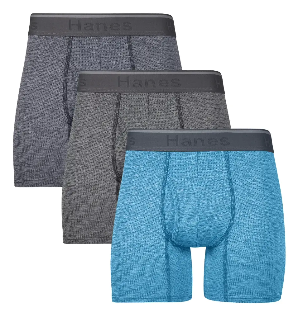 Hanes Men's Comfort Flex Fit Boxer Briefs 3-Pack