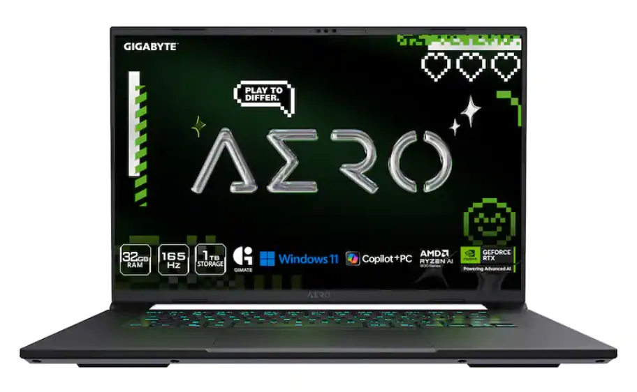Gigabyte Aero X16 Ryzen AI 7 350 16" Gaming Laptop w/ RTX 5070