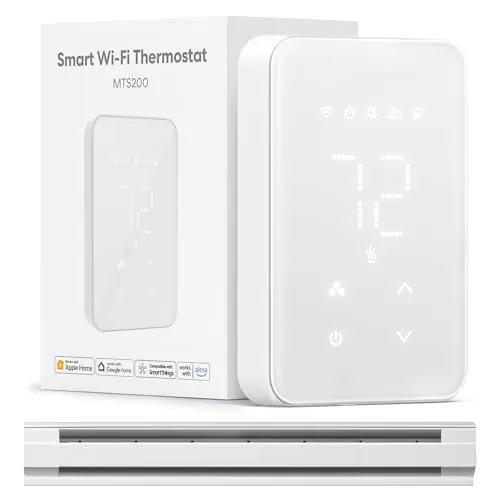 Smart Thermostat for Electric Baseboard and in-Wall Heaters