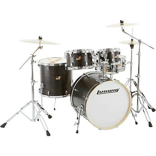 Ludwig BackBeat Elite 5-Piece Complete Drum Set