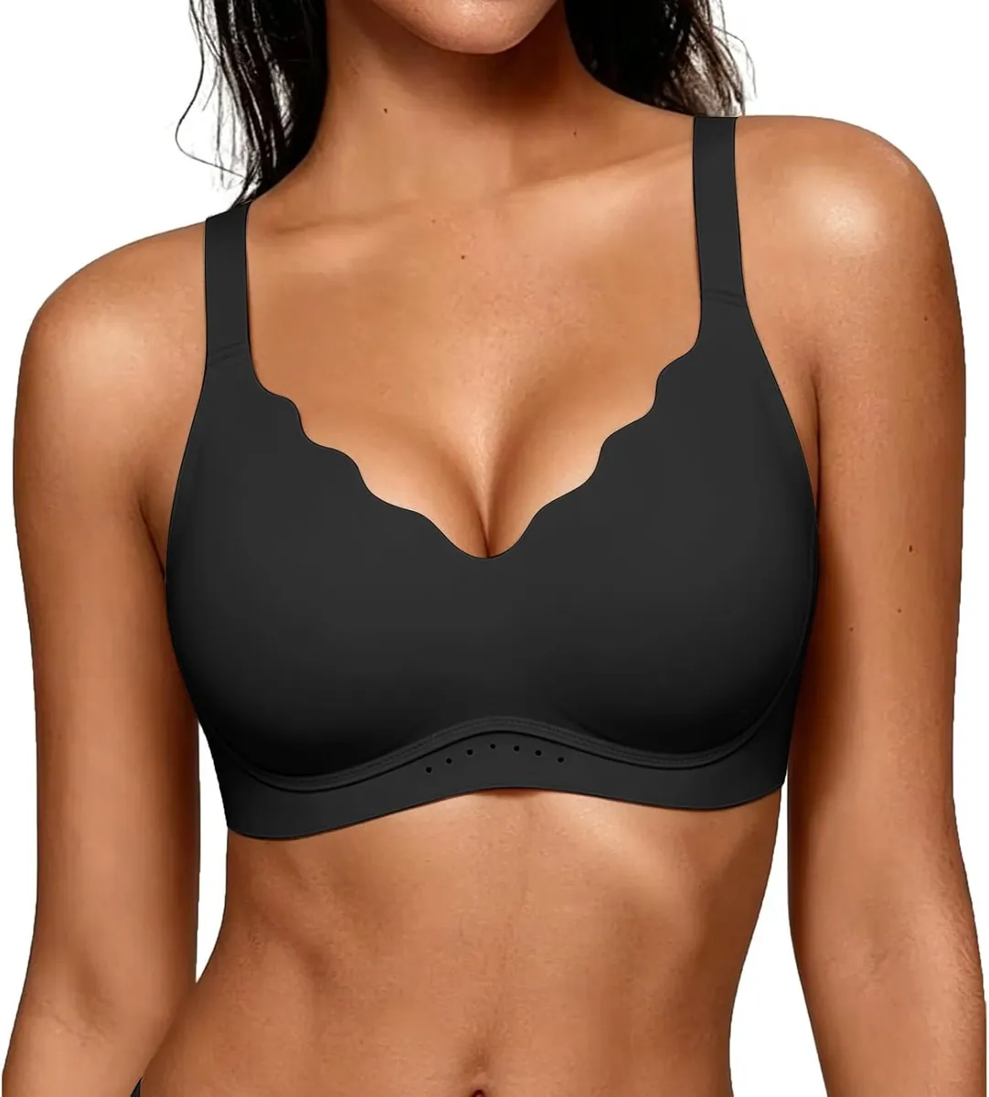 As Fairy Scalloped Wireless T-Shirt Bra